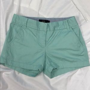 Jcrew chino shorts sea foam green